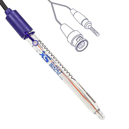 XS Sensor Elettrodo G-214 T Pt 1000 (BNC+Banana 4mm ) Corpo in Vetro