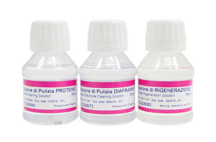 1x75 ml Soluzione pulizia PROTEINE (pepsina) per elettrodi settore food
