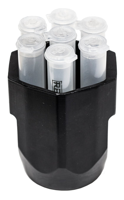 B 7-15R bascula in alluminio per 7 provette a fondo sferico da 15 ml, per rotore S 4-175