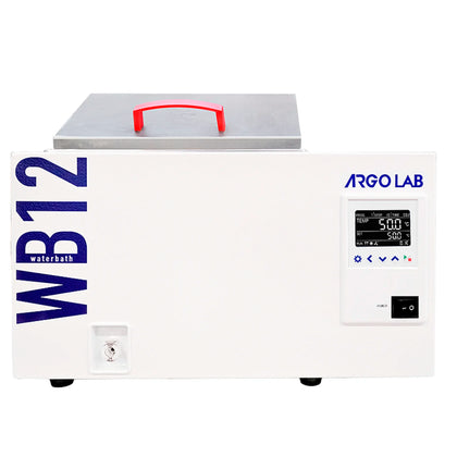 WB 12 Bagnomaria ArgoLab Campo di lavoro da 5°C sopra temperatura ambiente a 100C. Capacità della vasca 12 lt