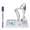 pHmetro pH 80 PRO STIRRER completo di elettrodo XS Standard S7, cavo S7/BNC, sonda di temperatura NT 55, stativo portaelettrodi, agitatore magnetico a velocità regolabile, tastiera esterna, tamponi colorati, cavo USB, ed alimentatore