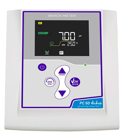 PC 50 VIOLAB Multiparametro con Cella 2301 T ed Elettrodo 201T.