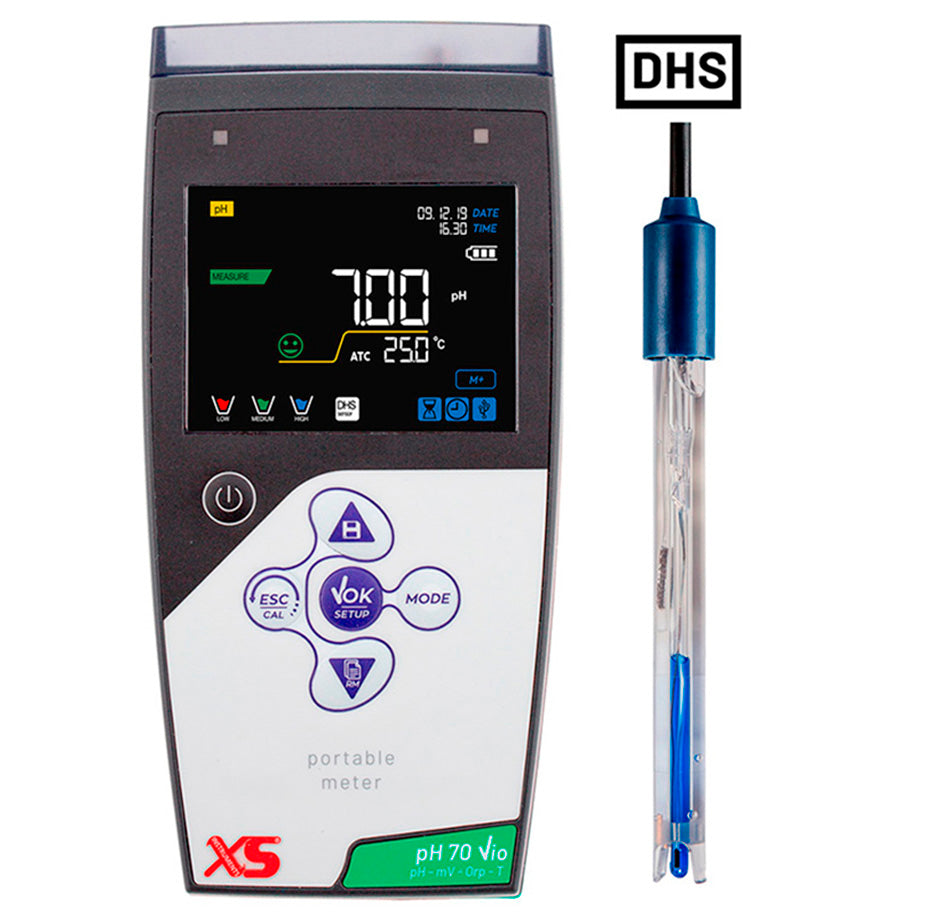 XS pH 70 Vio pHmetro portatile - Elettrodo 201 T DHS