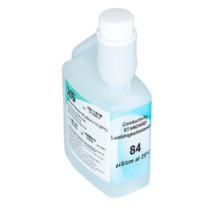 1x500 ml, 84uS/cm (25°C), N.I.S.T. Accuratezza ± 1%