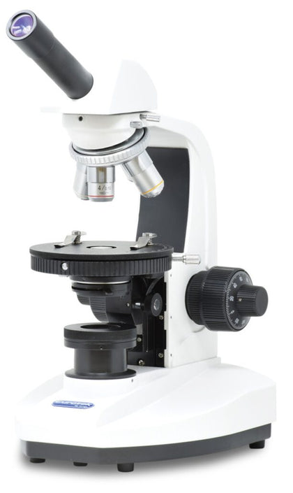 Microscopio Biologico Monoculare Polarizzatore semplice Alogeno