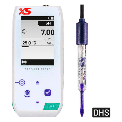 XS pH 7 NEX Food pHmetro portatile - Elettrodo 2 Pore T DHS