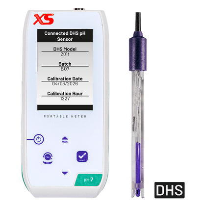 pH 7 NEX ELETTRODO DHS Completo di elettrodo digitale XS 201 T DHS, con sensore di temperatura integrato