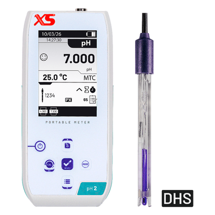 XS pH2 NEX multiparametro portatile – Elettrodo 201 T DHS - Sonda NT55 -Cavo S7/BNC