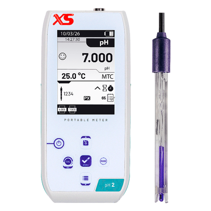 XS pH2 NEX multiparametro portatile – Elettrodo 201 T – Sonda NT55 – Cavo S7/BNC