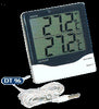 DT 96, termometro digitale doppio display esterna/interna,  40/+200 °C