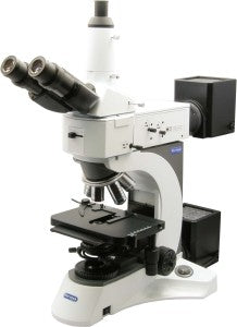 Microscopio Metallografico Trinoculare Alogeno