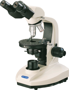 Microscopio Biologico Binoculare Polarizzatore semplice Alogeno